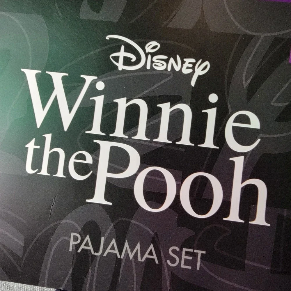 NWT Disney Women's 2 Piece Silky Stretch Fleece Pajama Set Winnie The Pooh 2XL - Picture 4 of 9